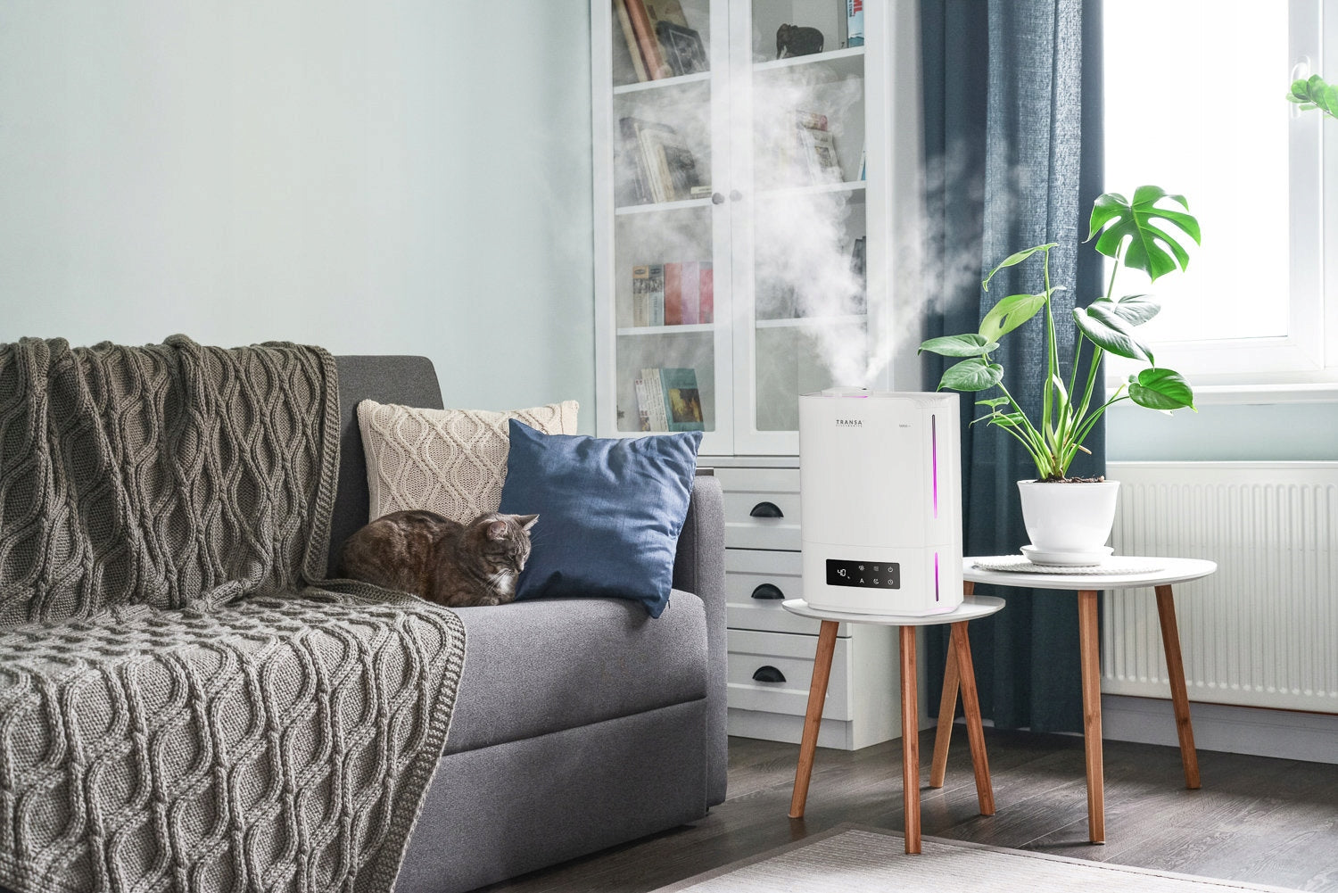 Air humidifier AROMATHERAPY HYGROSTAT PILOT LED White 4,8L Type ultrasonic humidifier