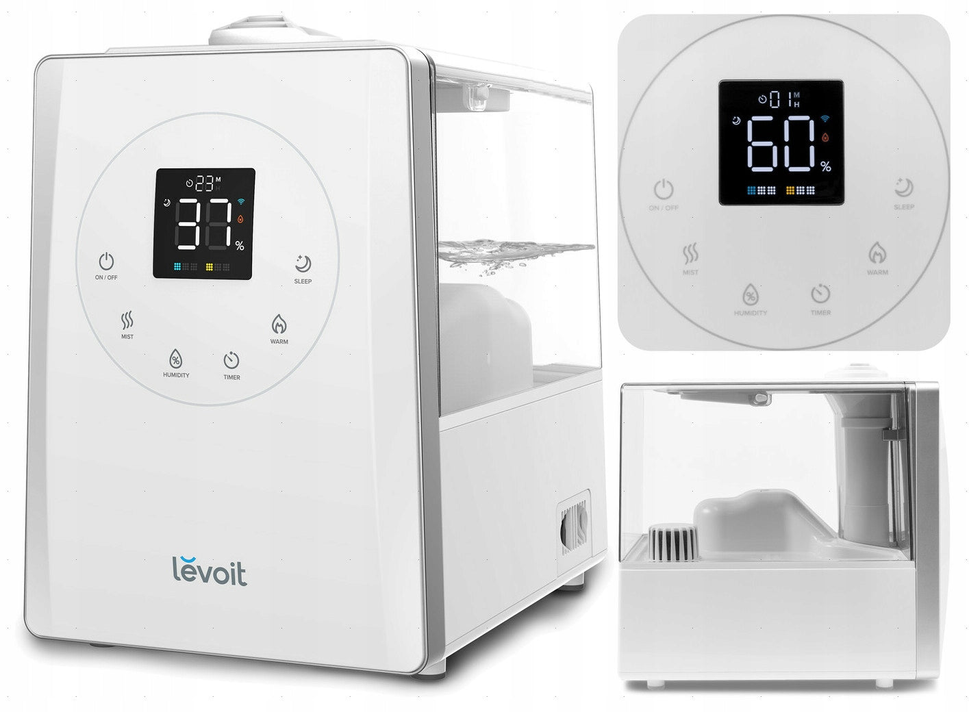 Air humidifier Levoit LV600S white 6 l 550 ml/h up to 70 m² Brand Levoit