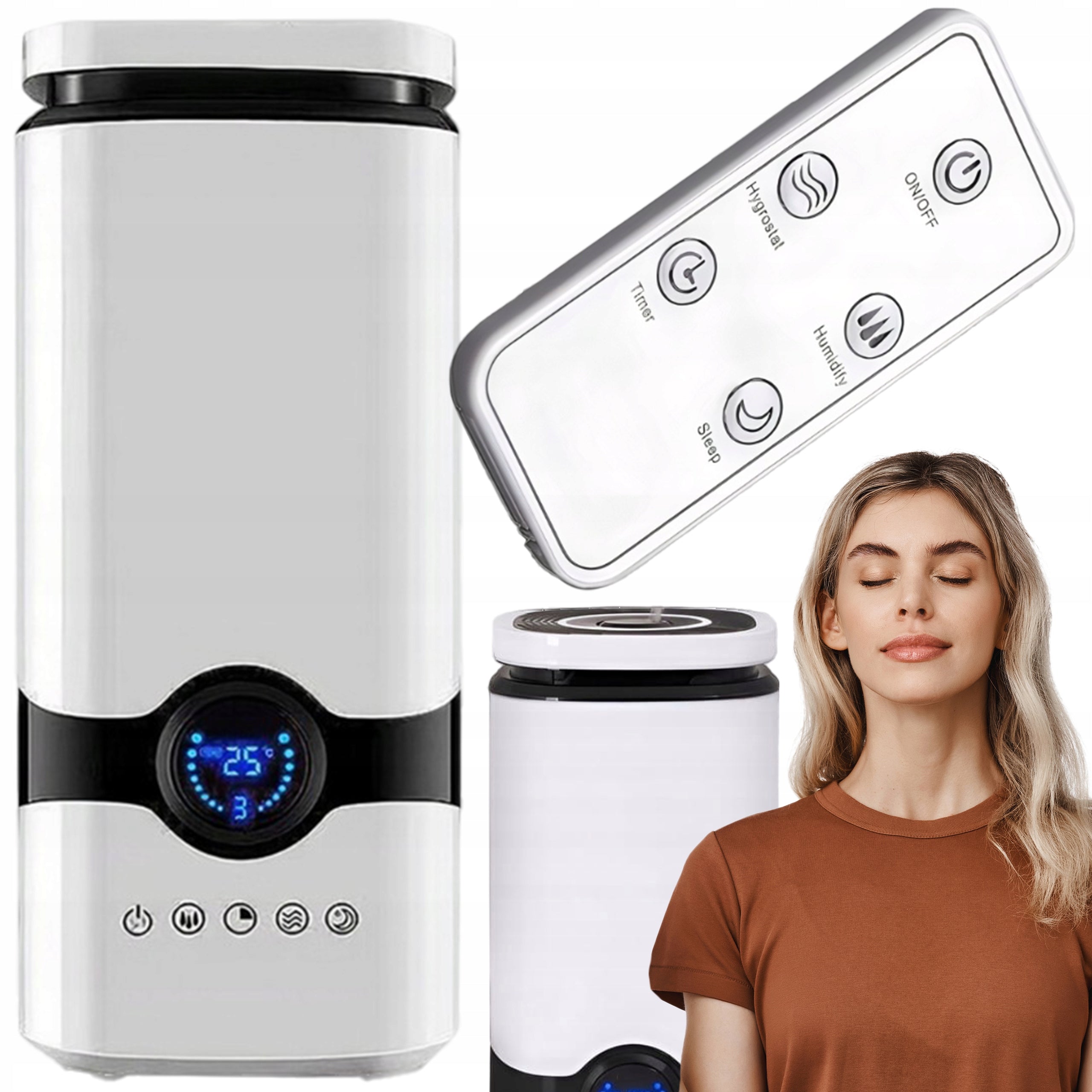 Air humidifier SMART HOME automatic AROMATHERAPY + REMOTE CONTROL