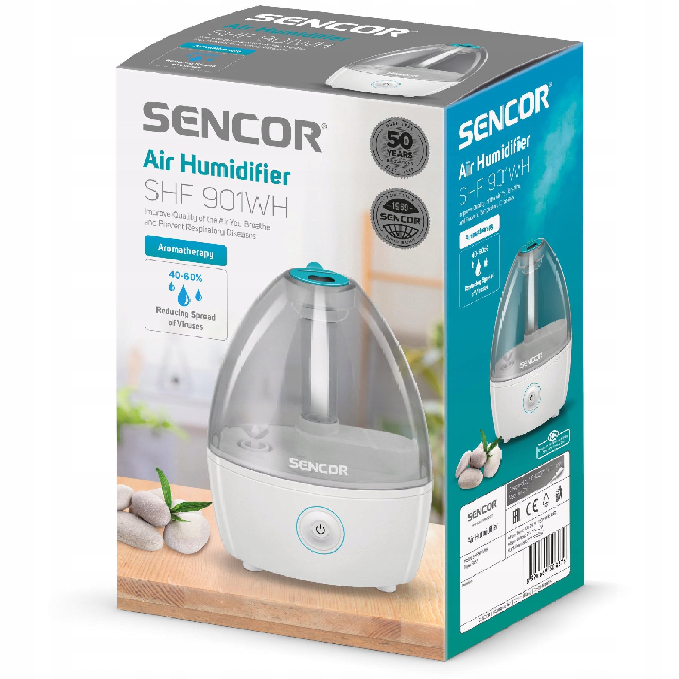 Air humidifier Sencor SHF 901WH Dominant color white