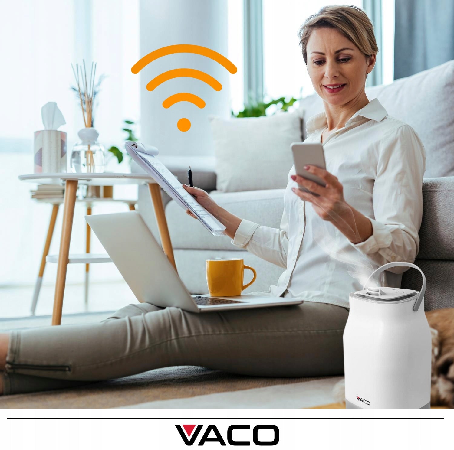 Air humidifier Vaco aromatherapy WiFi LED Brand Vaco