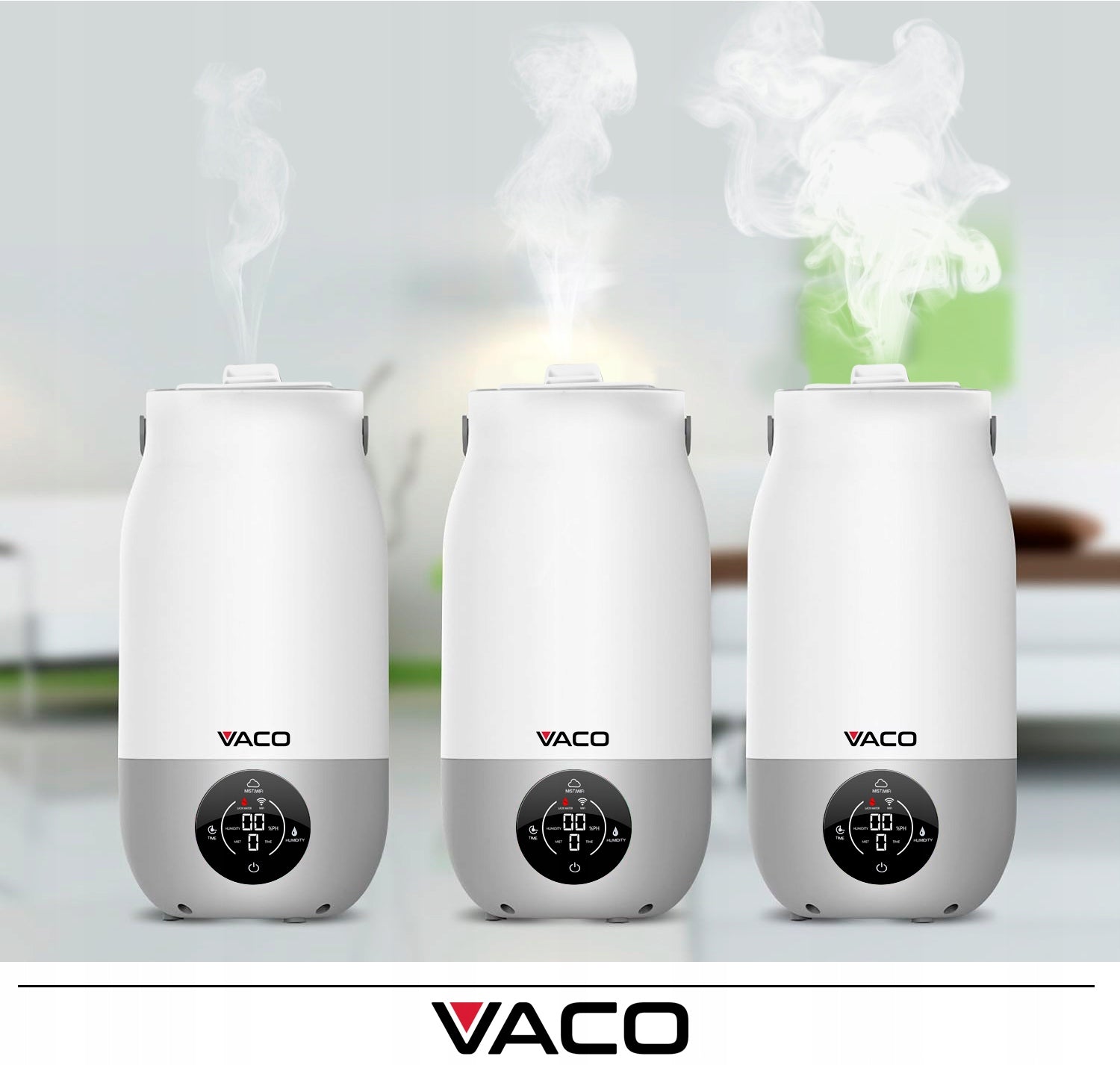 Air humidifier Vaco aromatherapy WiFi LED Water tank capacity 3 l