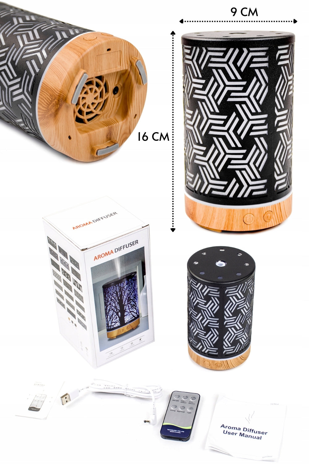 Air humidifier aroma diffuser led aromatherapy Father's Day GIFT Brand no brand