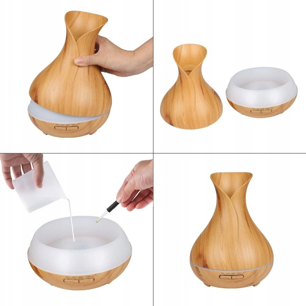 Air humidifier aroma diffuser led lamp aromatherapy 300ml+ remote control Manufacturer of a medical device INNY