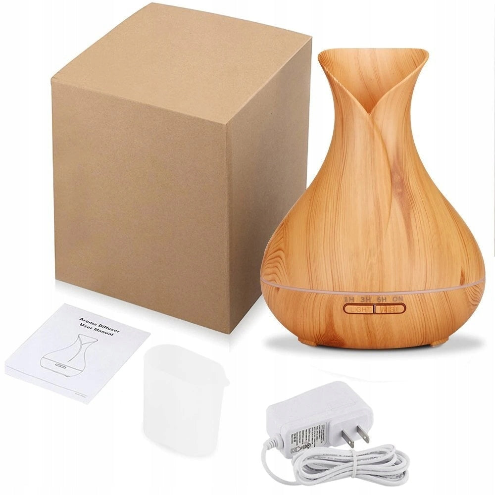 Air humidifier aroma diffuser led lamp aromatherapy 300ml+ remote control Type steam humidifier
