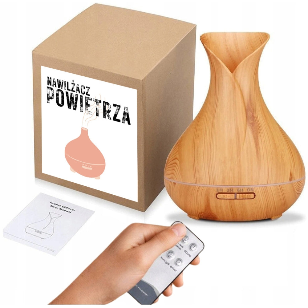 Air humidifier aroma diffuser led lamp aromatherapy 300ml+ remote control