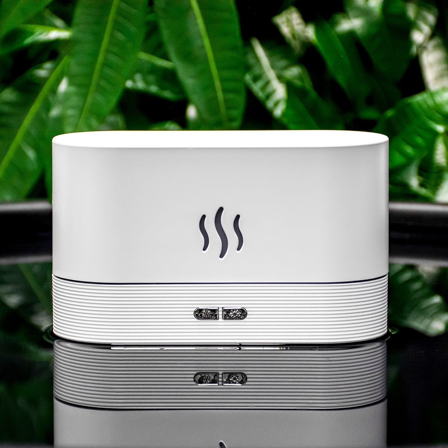 Air humidifier aromatherapy fireplace flame lamp Type steam humidifier