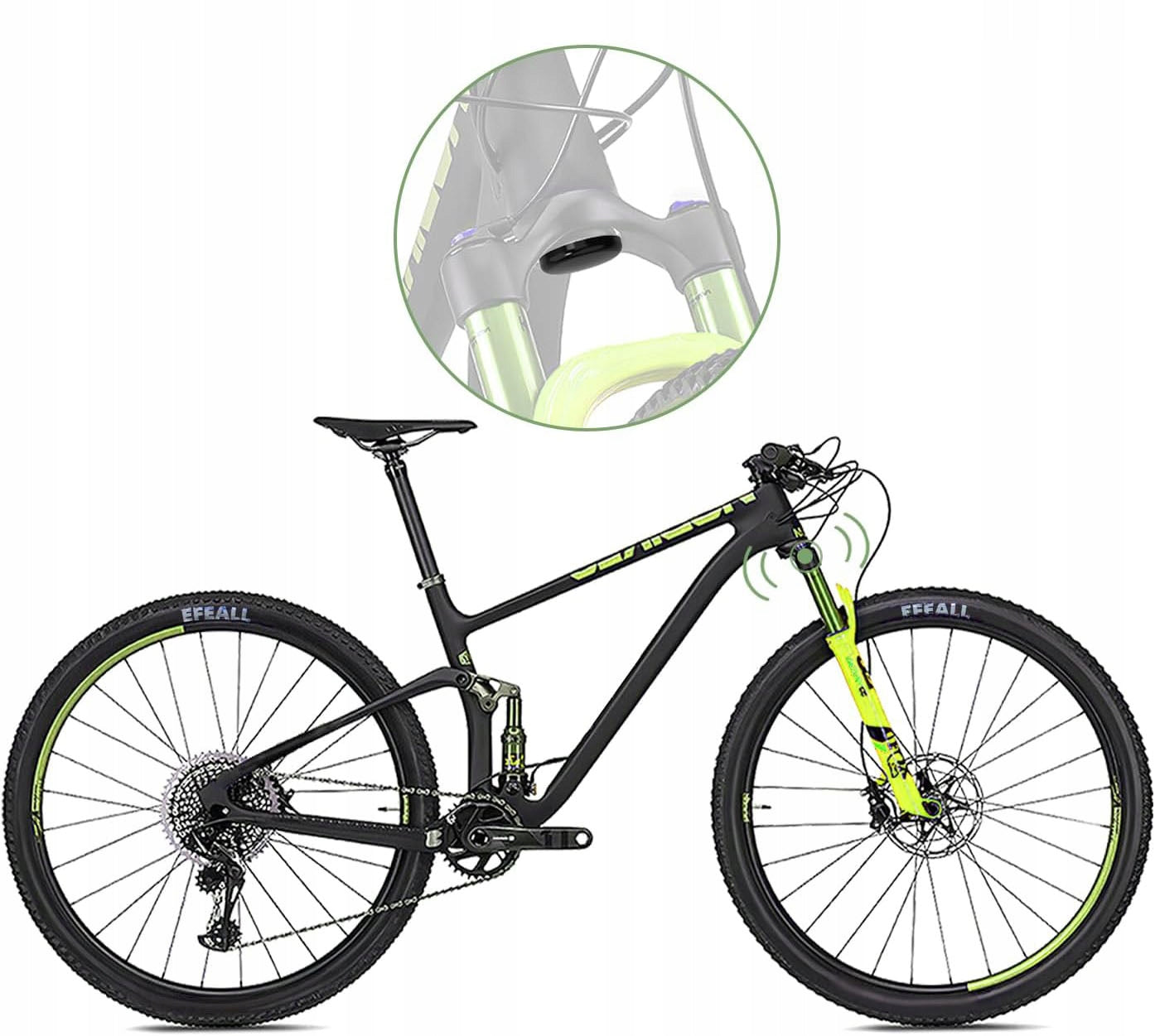 AirTag Bike Locator Holder for Anti-Raising Handlebar Packaging status original
