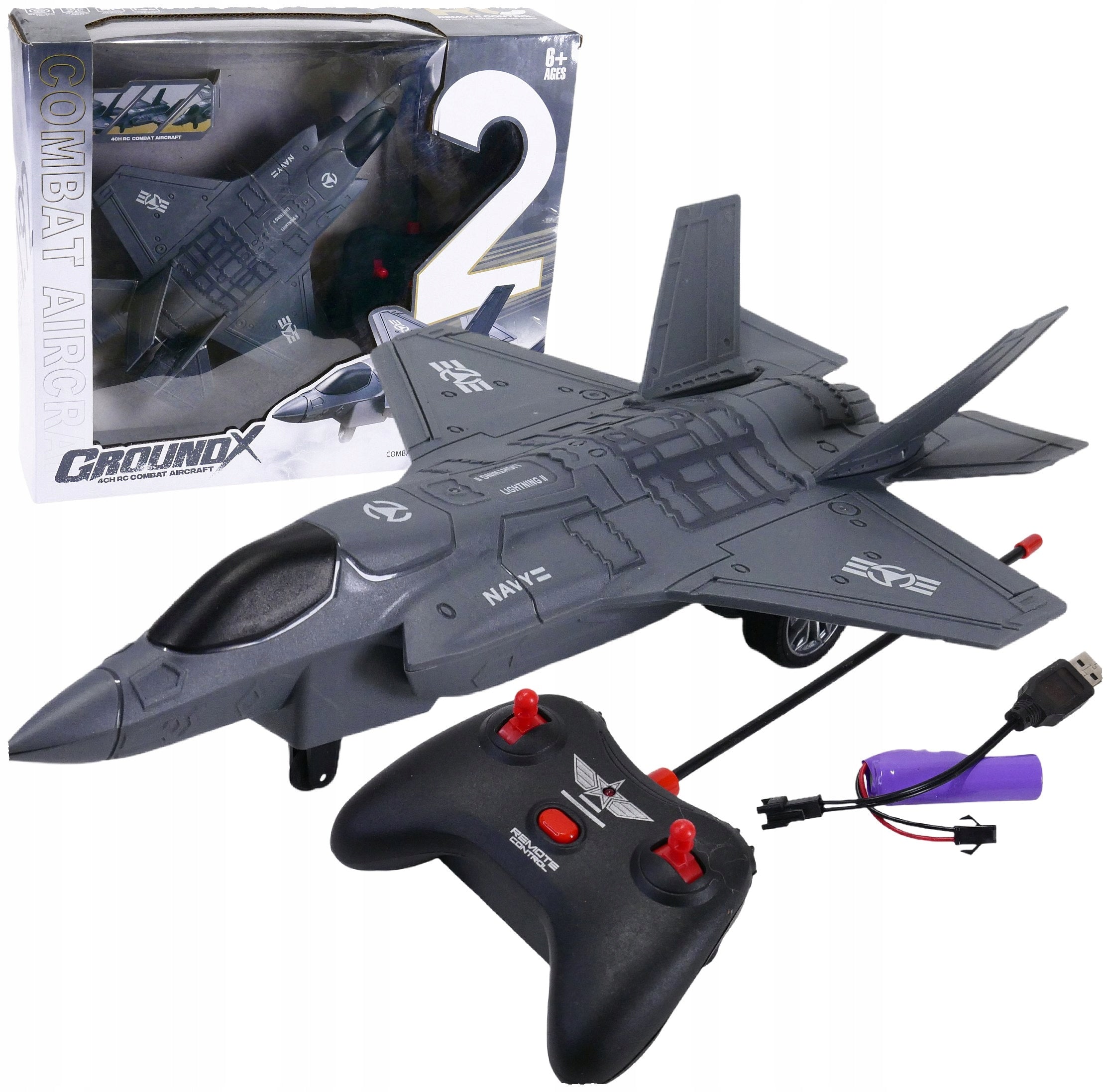 Aircraft remote controlled American fighter F-35