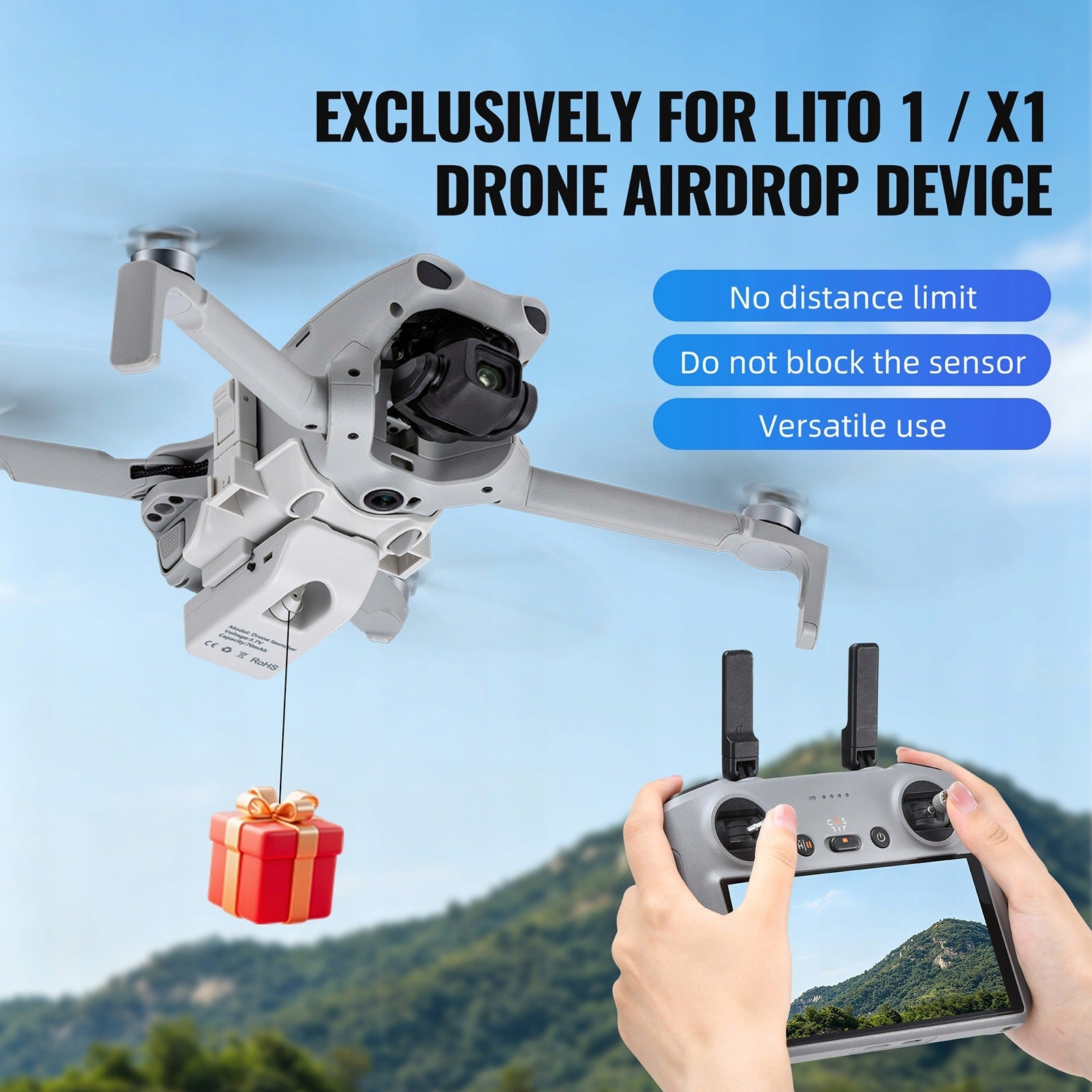 Airdrop System For DJI Lito 1 / Loti X1 Manufacturer code 12230008