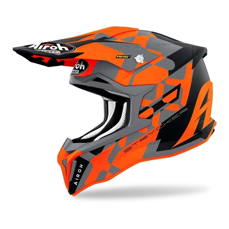 Airoh STRYCKER XXX ORANGE MATT FREEBIES helmet