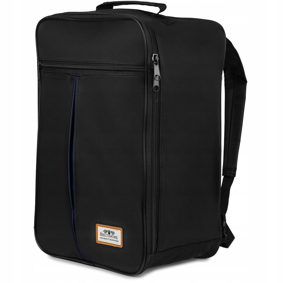 Airplane Travel Backpack Spacious Small Lightweight Hand Luggage Unisex Black Brand Beltimore