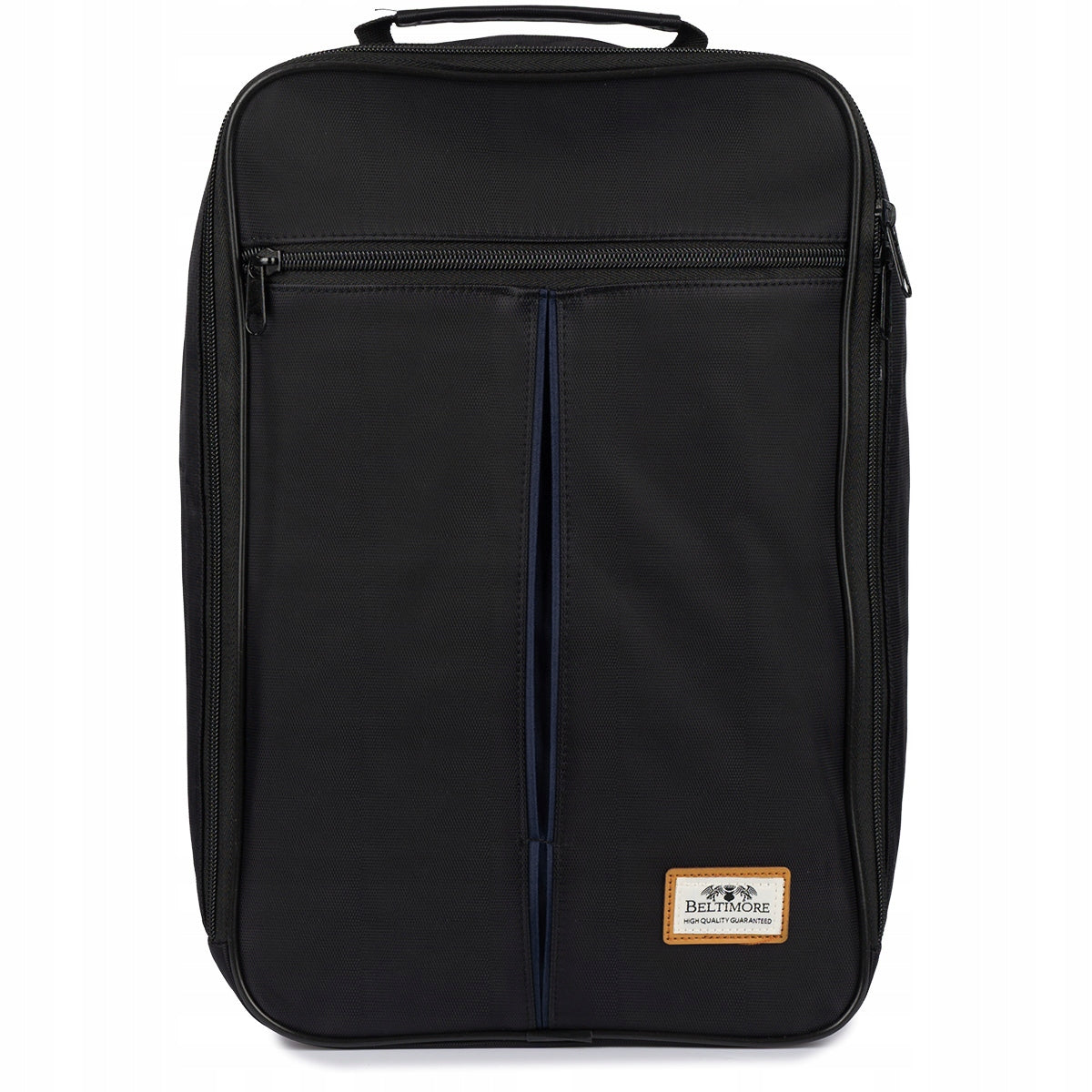 Airplane Travel Backpack Spacious Small Lightweight Hand Luggage Unisex Black