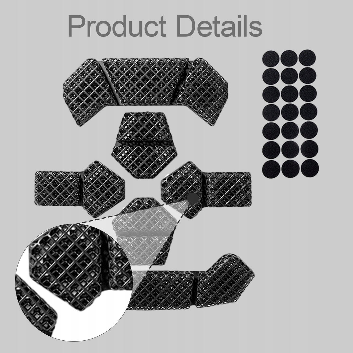 Airsoft Helmet Pads Replacement Outdoor Gear Protective Cushion 6Pcs Manufacturer no brand