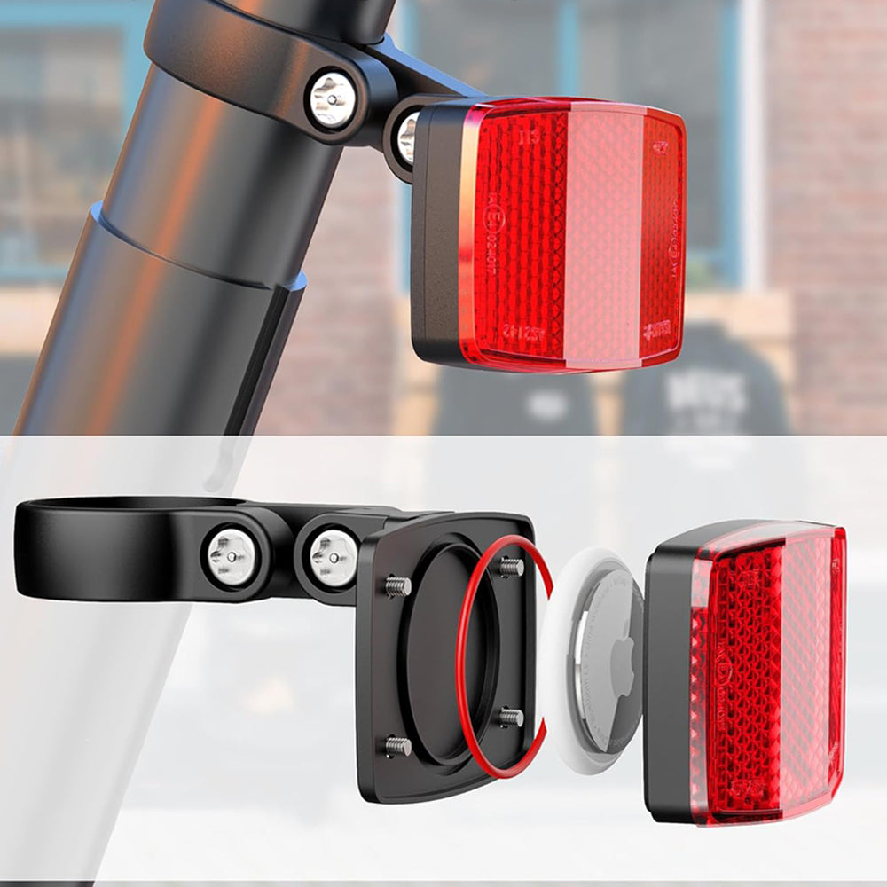 Airtag Bike Mount, Hidden Bike GPS Tracker Case Airtag Bike Seatpost (Red) Model bicycle reflector