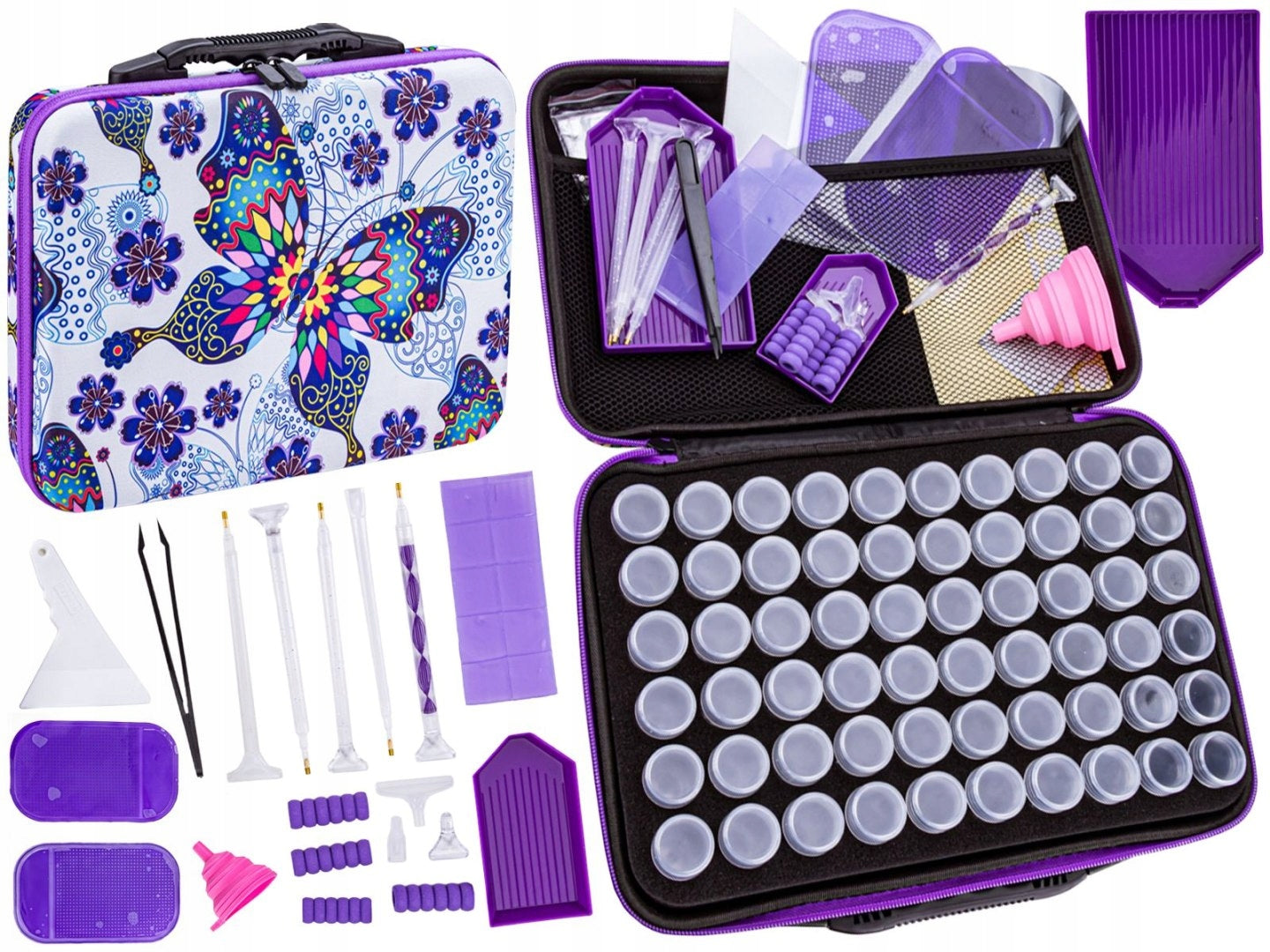 Diamantmosaik-Set, 60-tlg 