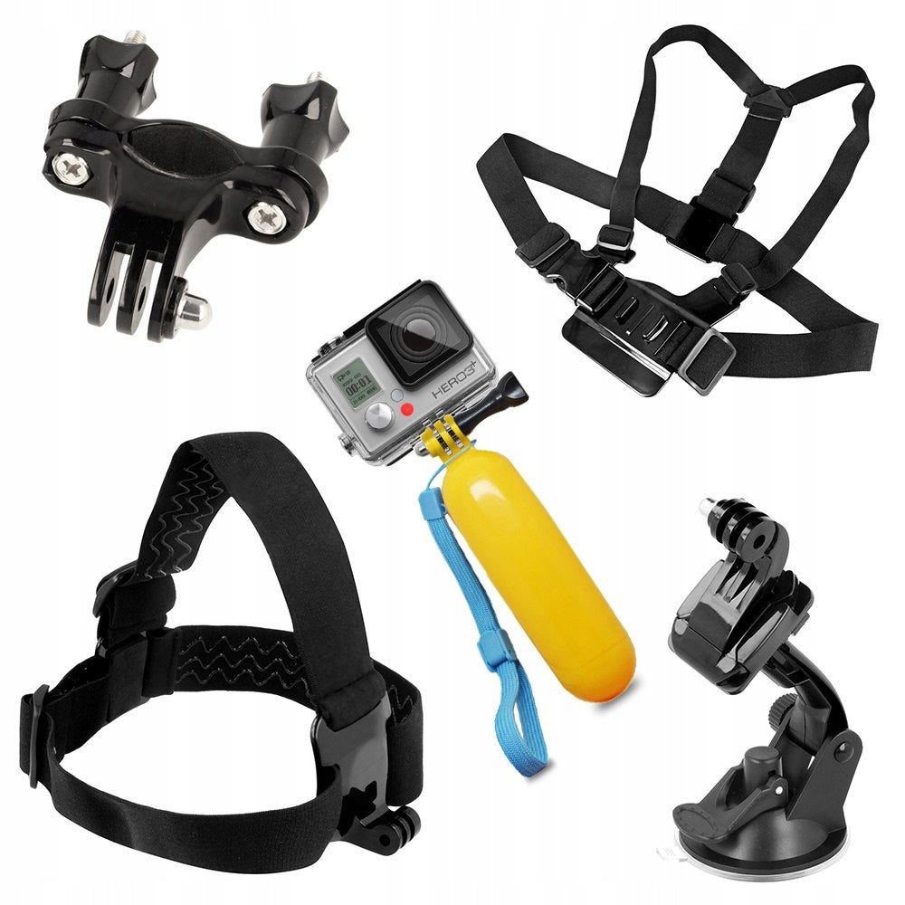 Akcesoria for GoPro SJCAM sports camera - SET 9in1