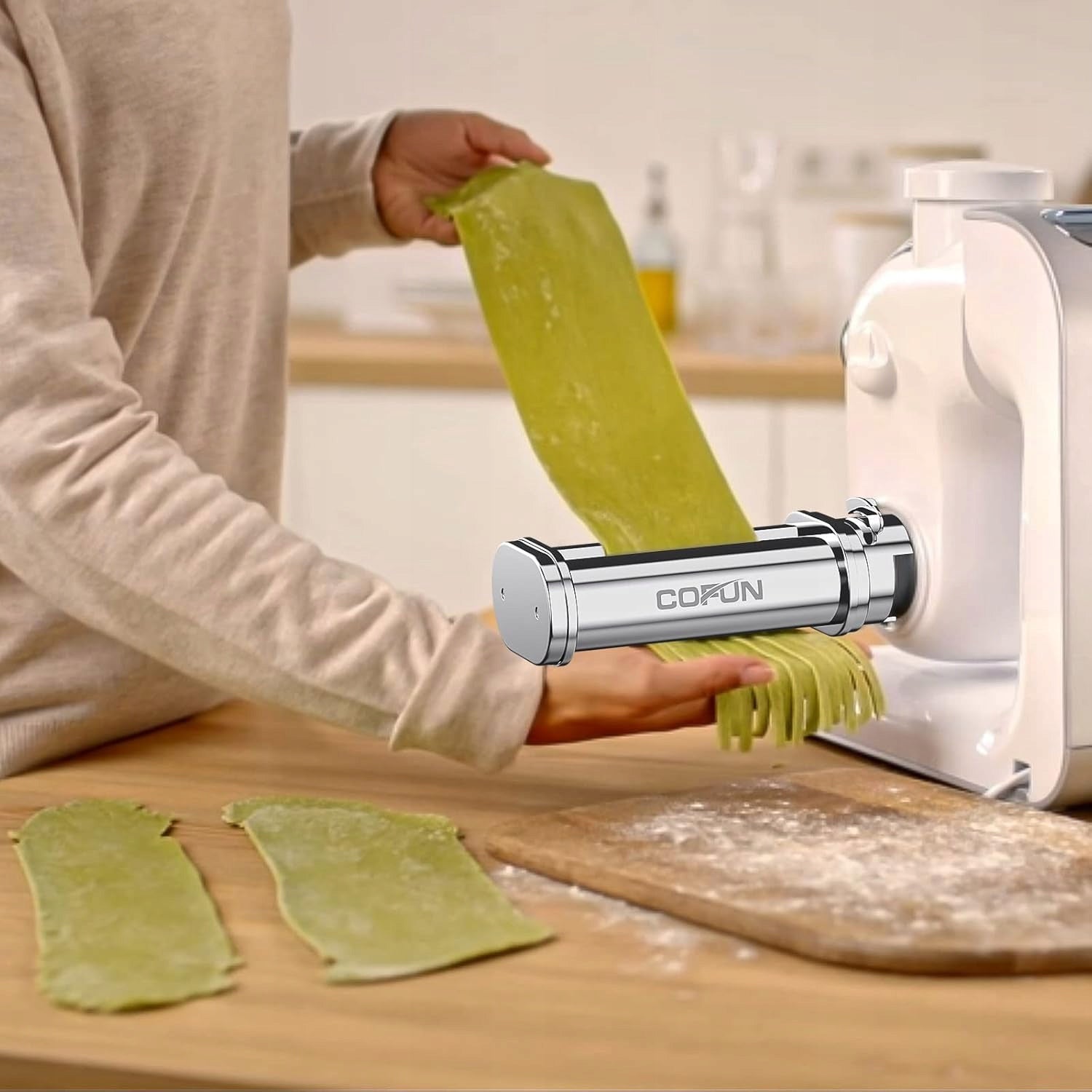 Akcesoria for pasta COFUN stainless steel Bosch MUM 2 5 roller cutter Brand no brand