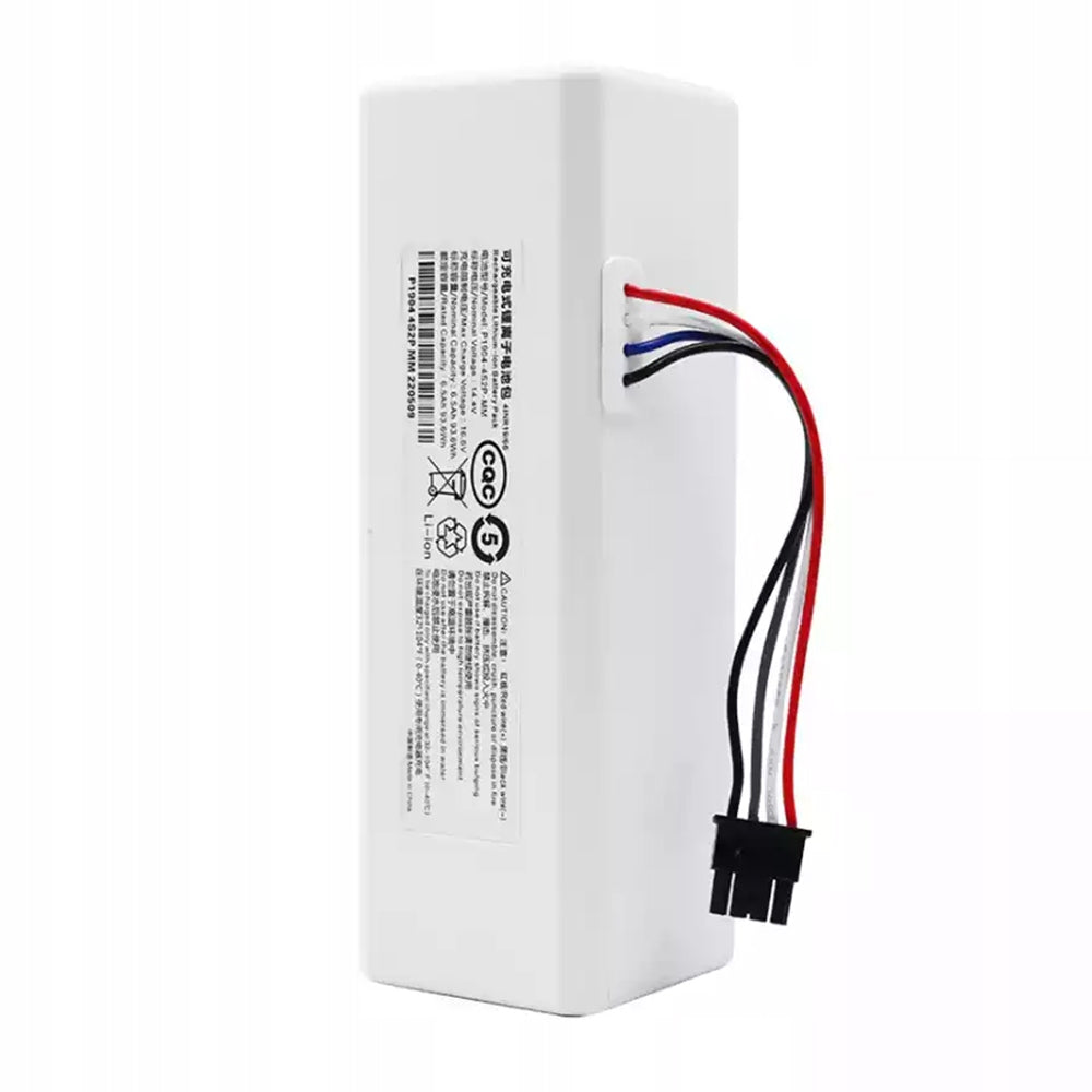 Aku Battery for Xiaomi Mi Robot Vacuum 1C Mijia 1C STYTJ01ZHM 2600mAh Dominant color white
