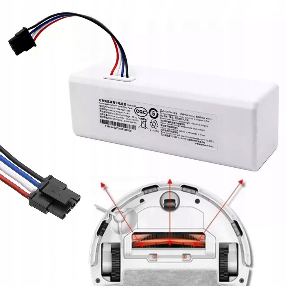 Aku Battery for Xiaomi Mi Robot Vacuum Mop 1C 2600mAh