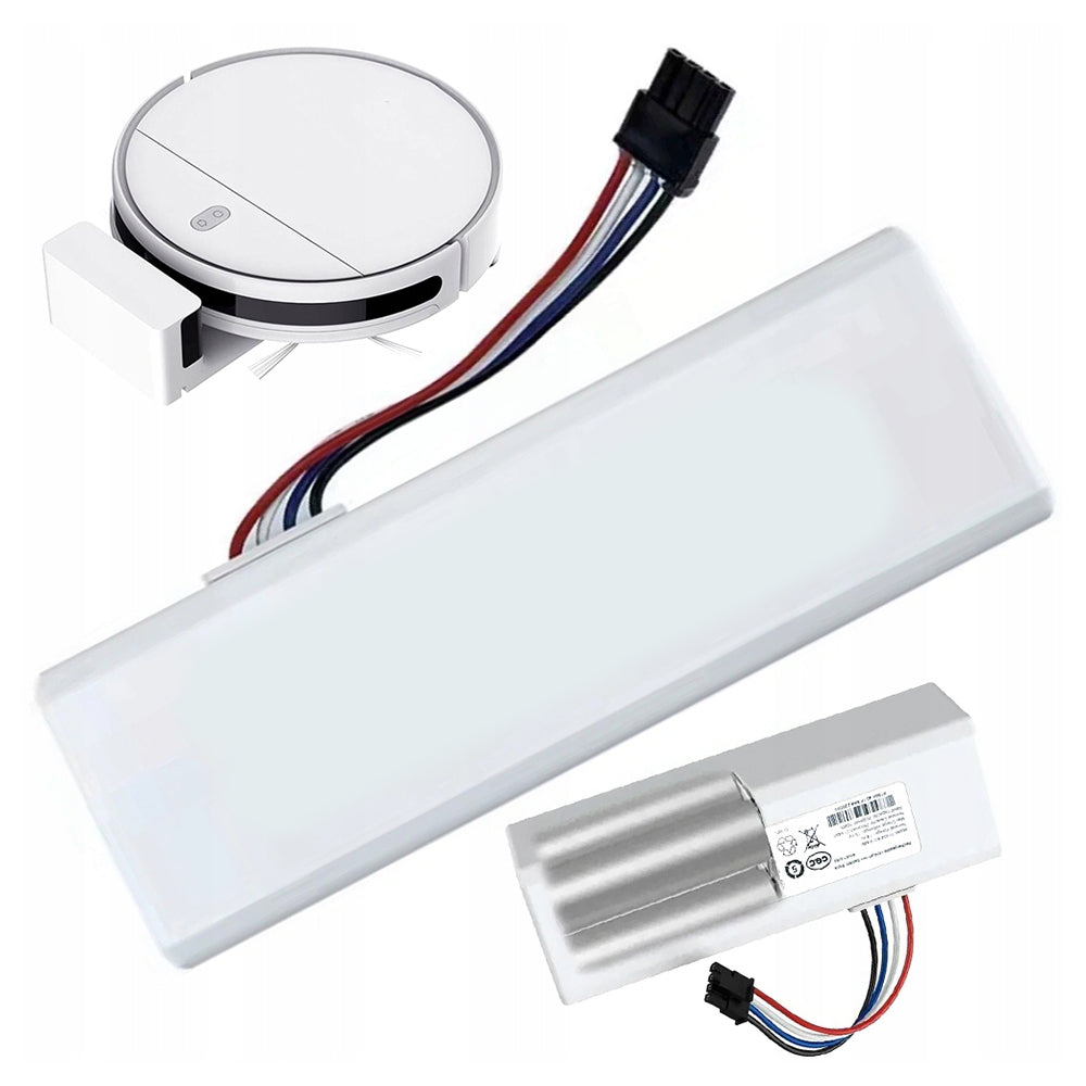 Aku Battery for Xiaomi Mi Robot Vacuum Mop 1C Mijia 1C STYTJ01ZHM 2600mAh Dominant color white