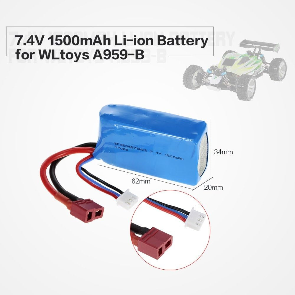 Batterie 7,4 V 1500 mAh 