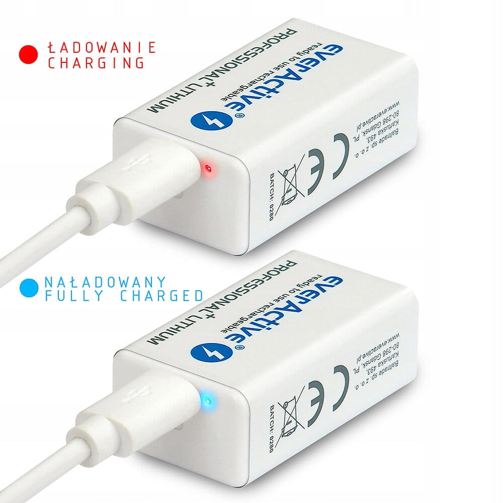 Wiederaufladbare Batterien everActive EVHR22-550 