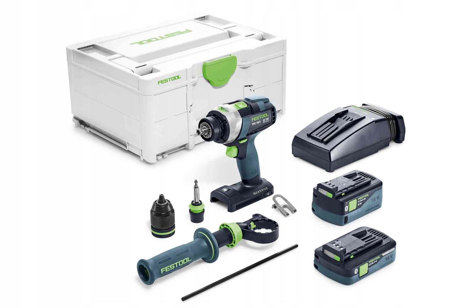 Akku-Schlagbohrschrauber Festool Quaddrive TPC 18/4 5,2/4,0 I-Plus 575605 