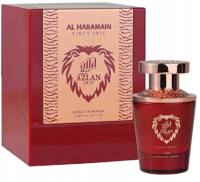 Al Haramain Azlan Oud Saffron Edition 100ml Perfume Extract Unisex Fragrance