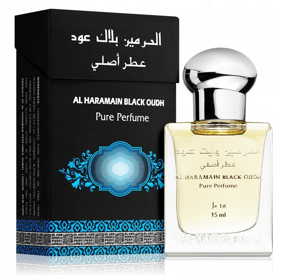 Al Haramain Black Oudh Pure Perfume Perfumed Oil U 15ml Foil