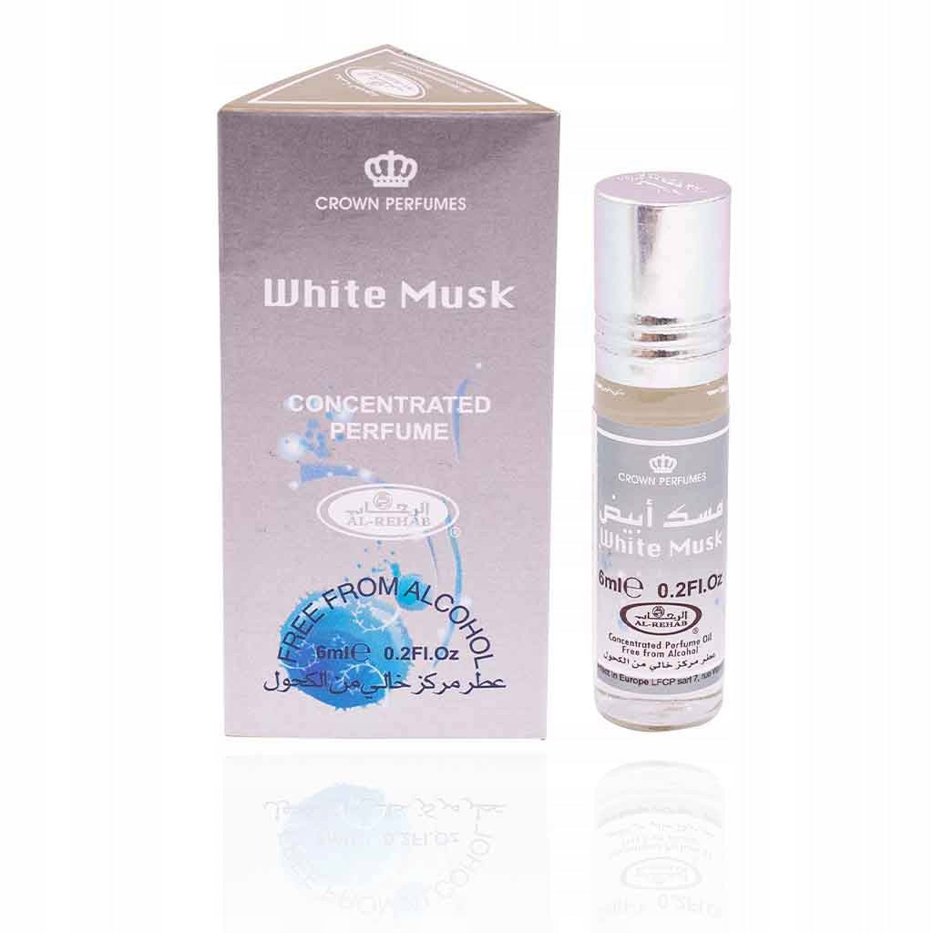 Al-Rehab White Musk Women's Perfume Delicate Beautiful In Oil 6ml Brand Al-Rehab