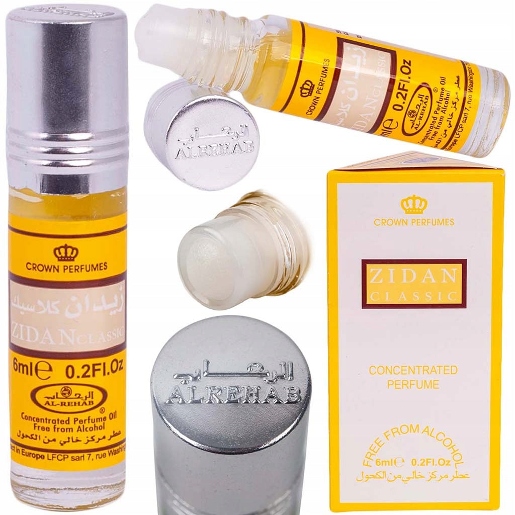 Al-Rehab Zidan Men's Perfume Arabic In Oil Strong Expressive Durable Brand Al-Rehab