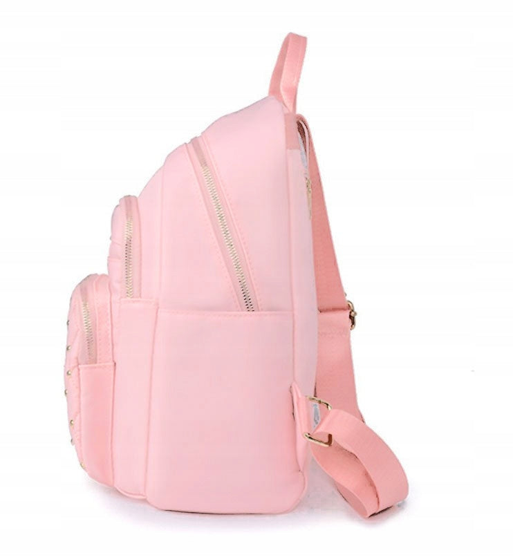 Alessio Women's BACKPACK ROOMY Urban School QUILTED Bag Kind city