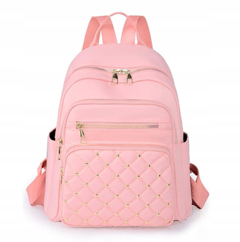 Alessio Women's BACKPACK ROOMY Urban School QUILTED Bag
