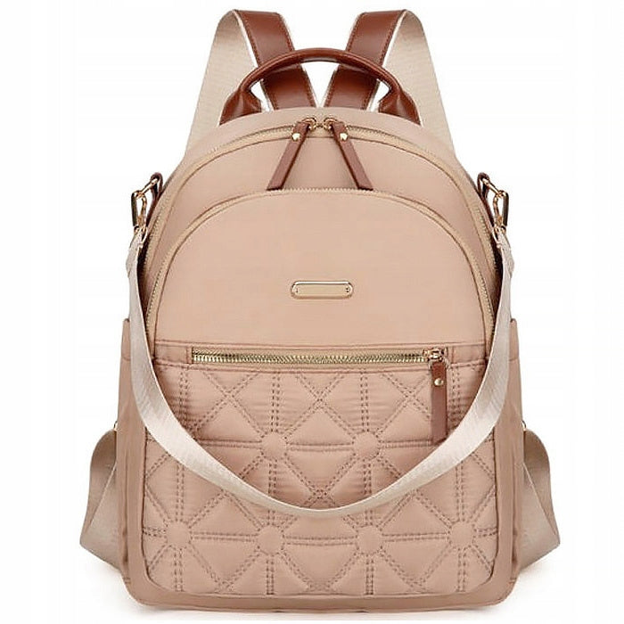Alessio Women's BACKPACK ROOMY city school bag QUILTED HIGH QUALITY Brand Alessio