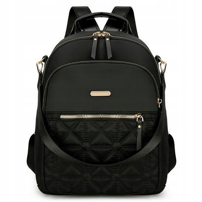 Alessio Women's BACKPACK ROOMY city school bag QUILTED HIGH QUALITY Brand Alessio