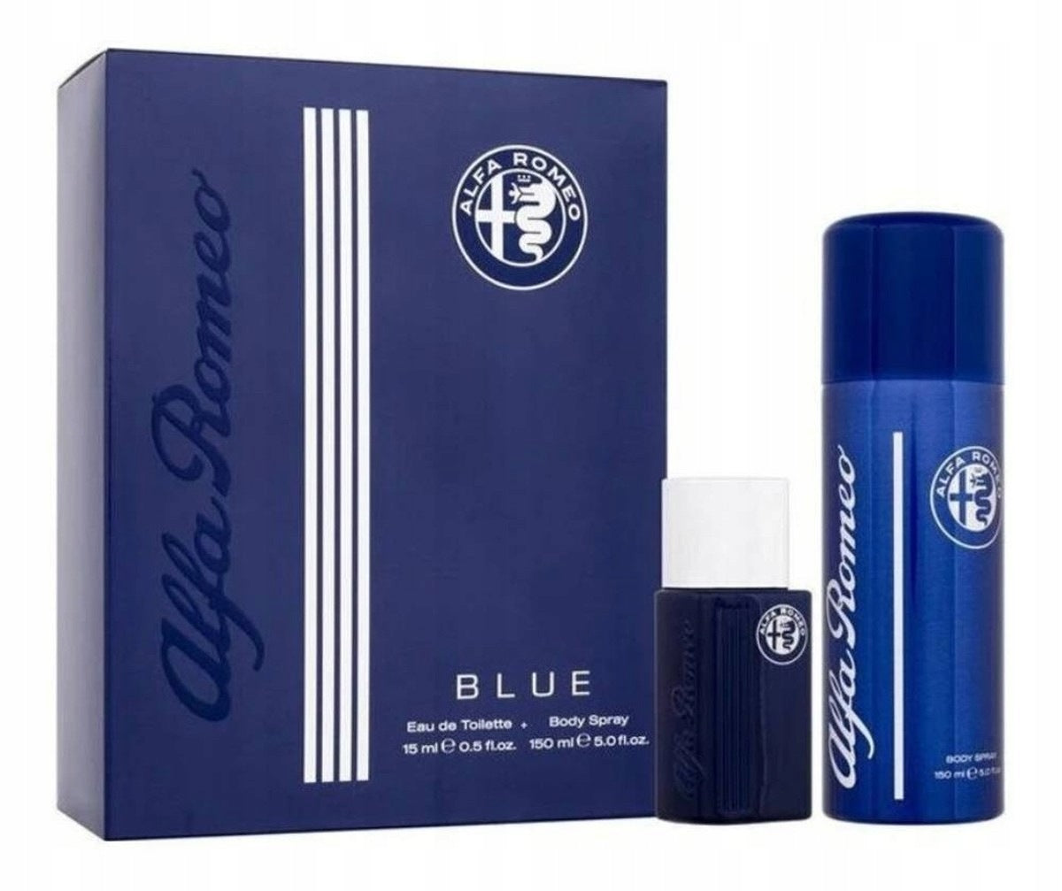 Alfa Romeo Blue set eau de toilette 15ml + perfumed spray 150ml