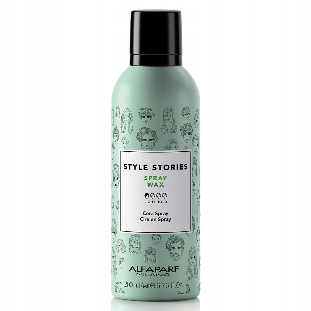 Schwaches Fixierungsspray-Haarwachs Alfapraf Milano Style Stories 200 ml 