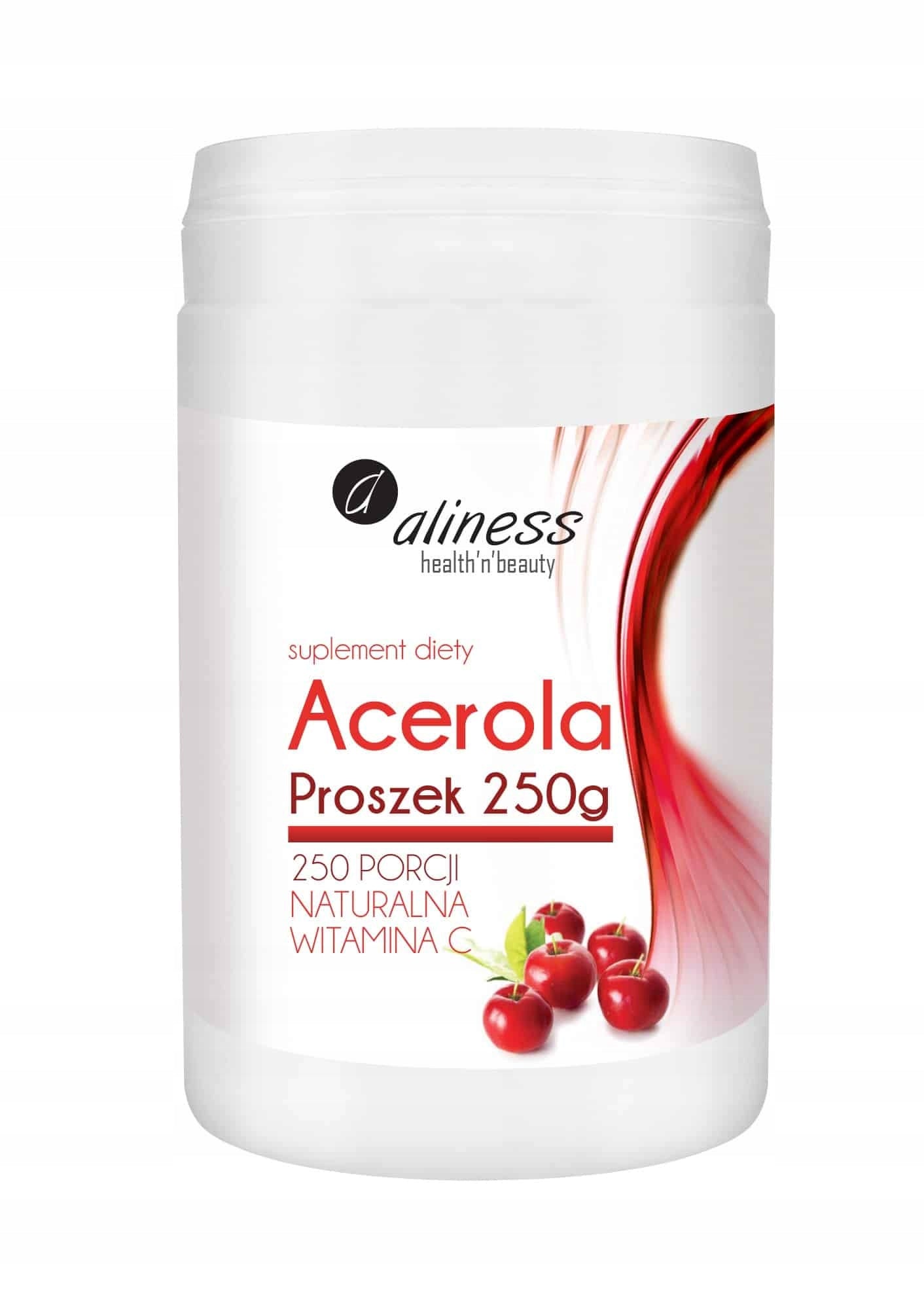 Aliness ACEROLA Natural VITAMIN C Powder 250 g Additive ACEROLA FRUIT Medical device no