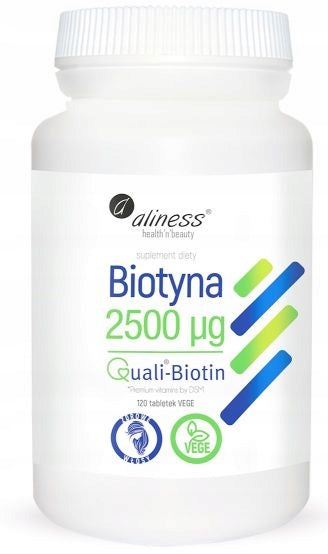 Aliness BIOTIN SKIN HAIR NAILS 120tab Expiration date not specified