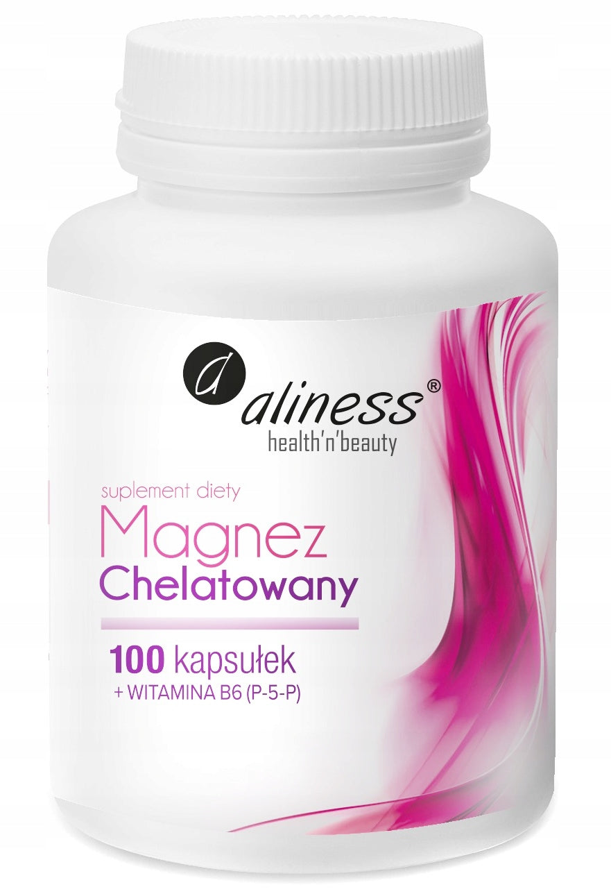 Aliness CHELATED MAGNESIUM Diglycinate + Vitamin B6 P-5-P MUSCLES SPASMS