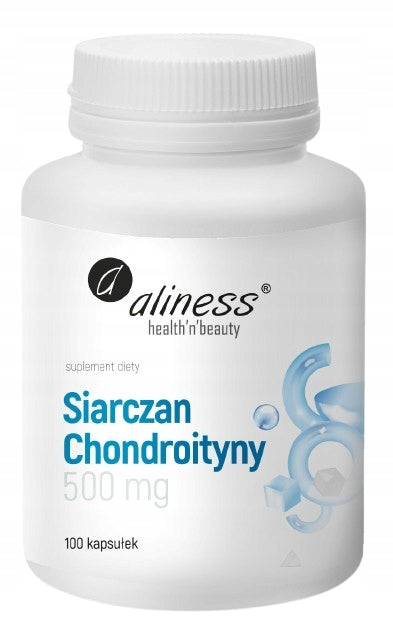 Aliness Chondroitin Sulfate 500 mg 100caps Cartilage Joints Pain Manufacturer code 5903242583704