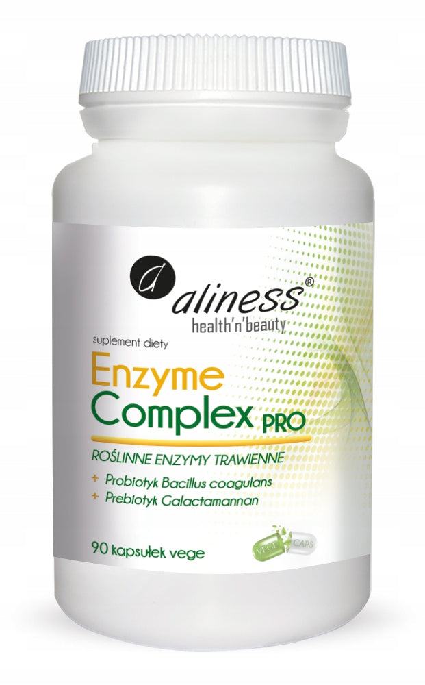 Aliness ENZYME COMPLEX PRO Digestive enzymes and probiotic 90 kaps VEGE