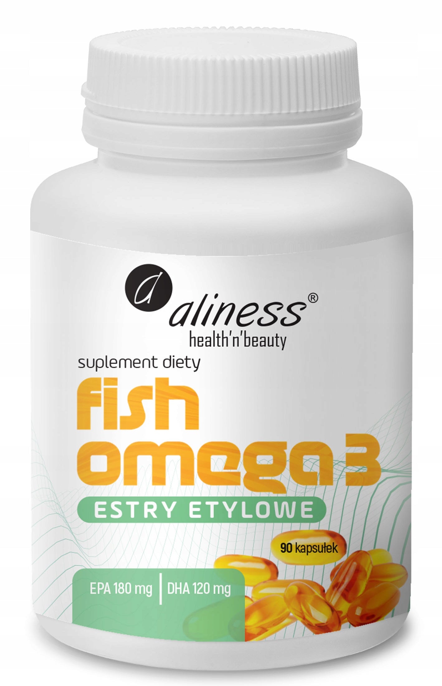 Aliness Fish Omega 3 Esters 180/120 mg x 60 capsules