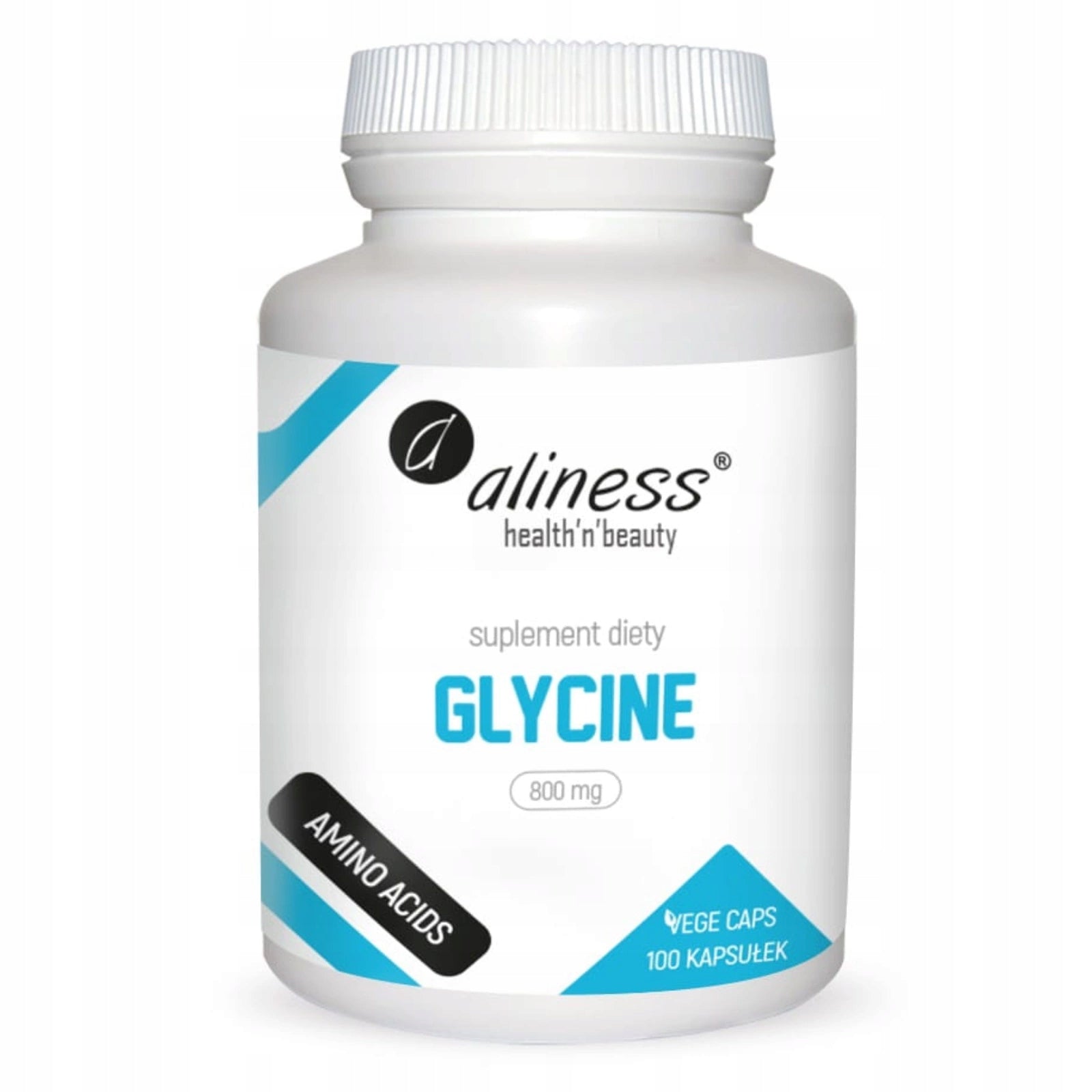 Aliness GLYCINE 800 mg AMINO ACID 100 kap STRESS MEMORY Nerves Sleeping