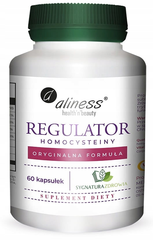 Aliness HOMOCYSTEINE REGULATOR 60 capsules Vitamin B2 B6 TMG