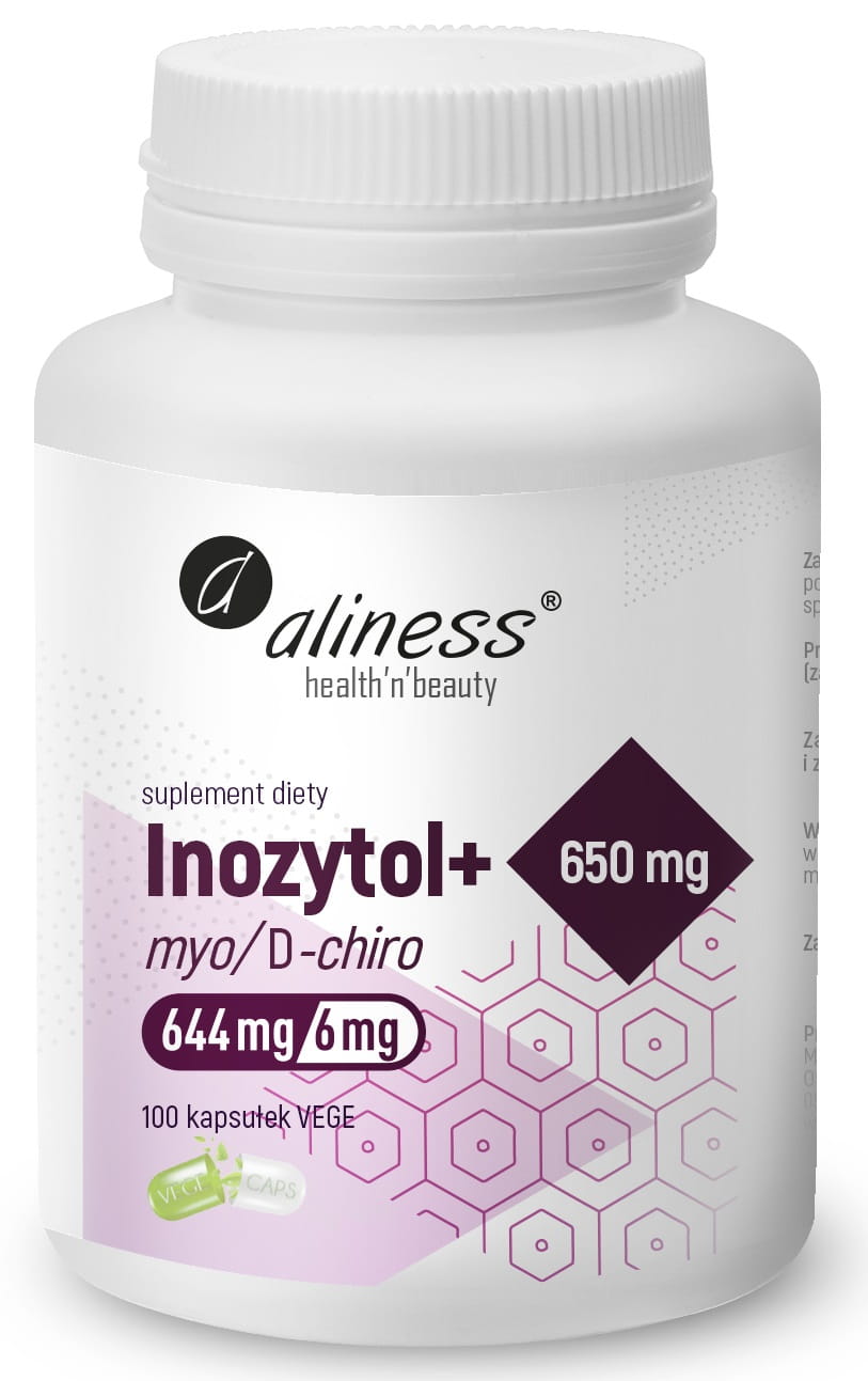 Aliness Inositol Vitamin B8 650 mg MYO 100 capsules MENSTRUATION