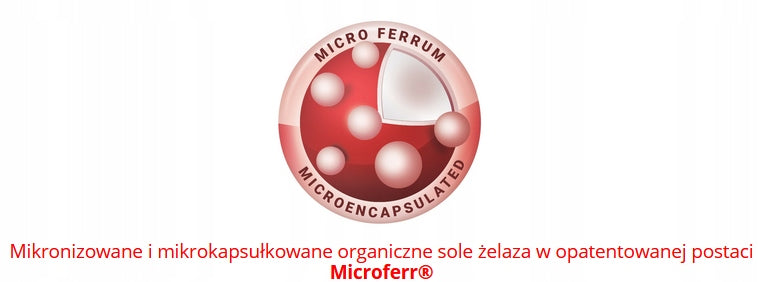 Aliness Iron MicroFerr 25mg CONCENTRATION BIOAVAILABLE WEAKNESS VEGE 100 Packaging status original
