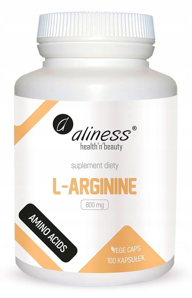 Aliness L-Arginine 800mg ARGININE METABOLISM ENERGY BLOOD PRESSURE