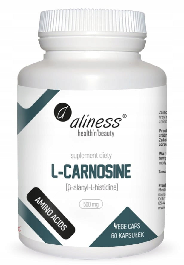 Aliness L-CARNOSINE 500mg L-Carnosine Muscle 60k
